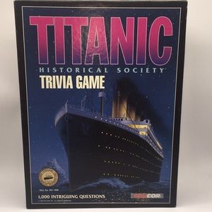 Titanic Historical Society Trivia Board Game Vintage 1998